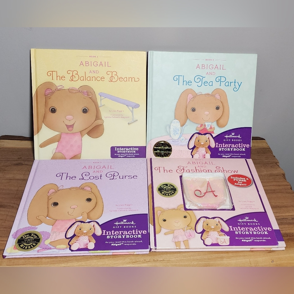 Abigail Interactive Storybook Set – Hallmark Gift Books All 4 Books